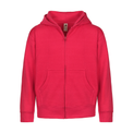 302 Youth Essential Zip-Up Hoodie Hot Pink