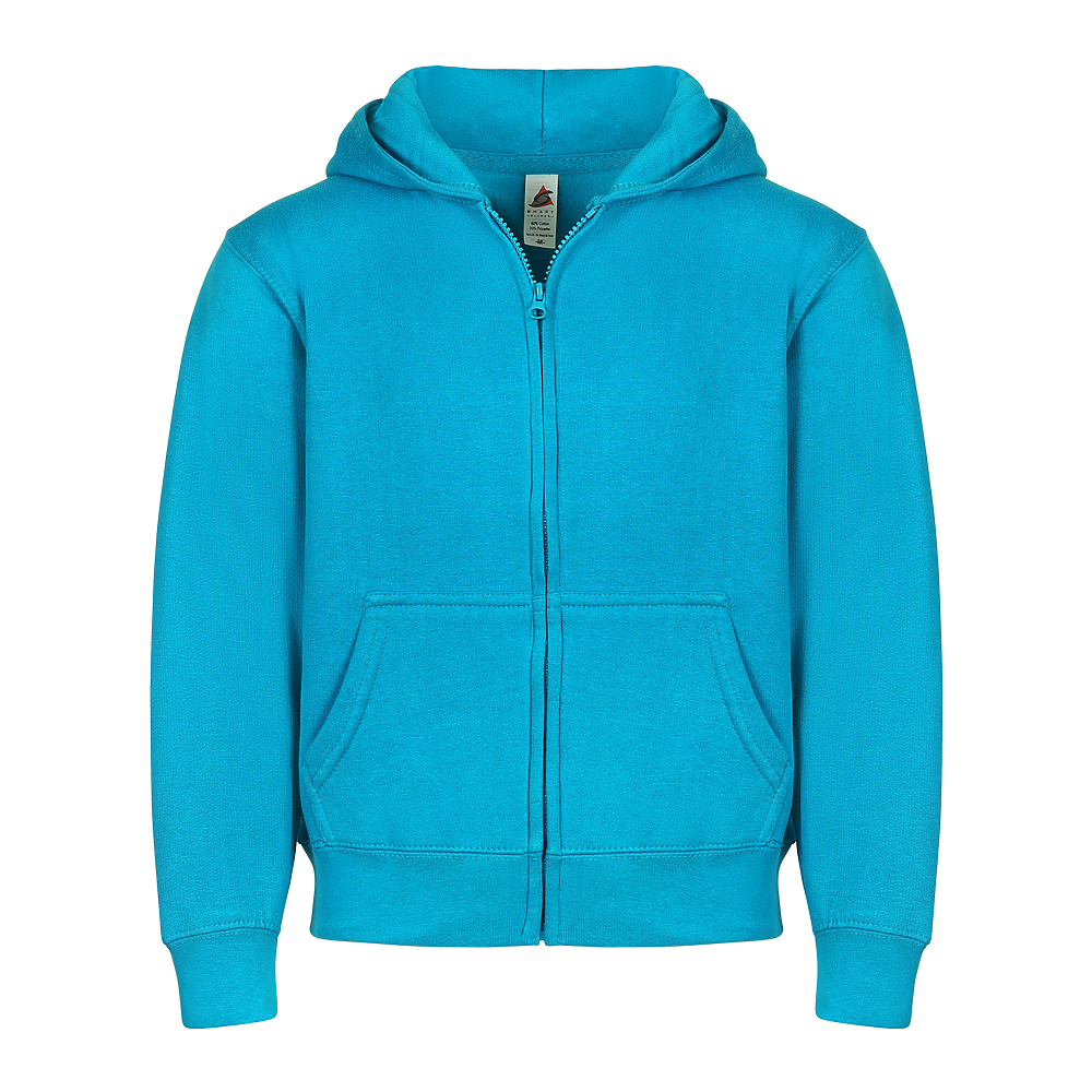 302 Youth Essential Zip-Up Hoodie Turquoise
