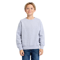 303 Youth Essential Crew Sweatshirt Heather Grey