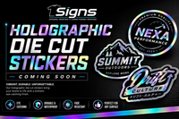 Premium Holo Stickers! NOW AVAILABLE! (w/ rainbow effect)