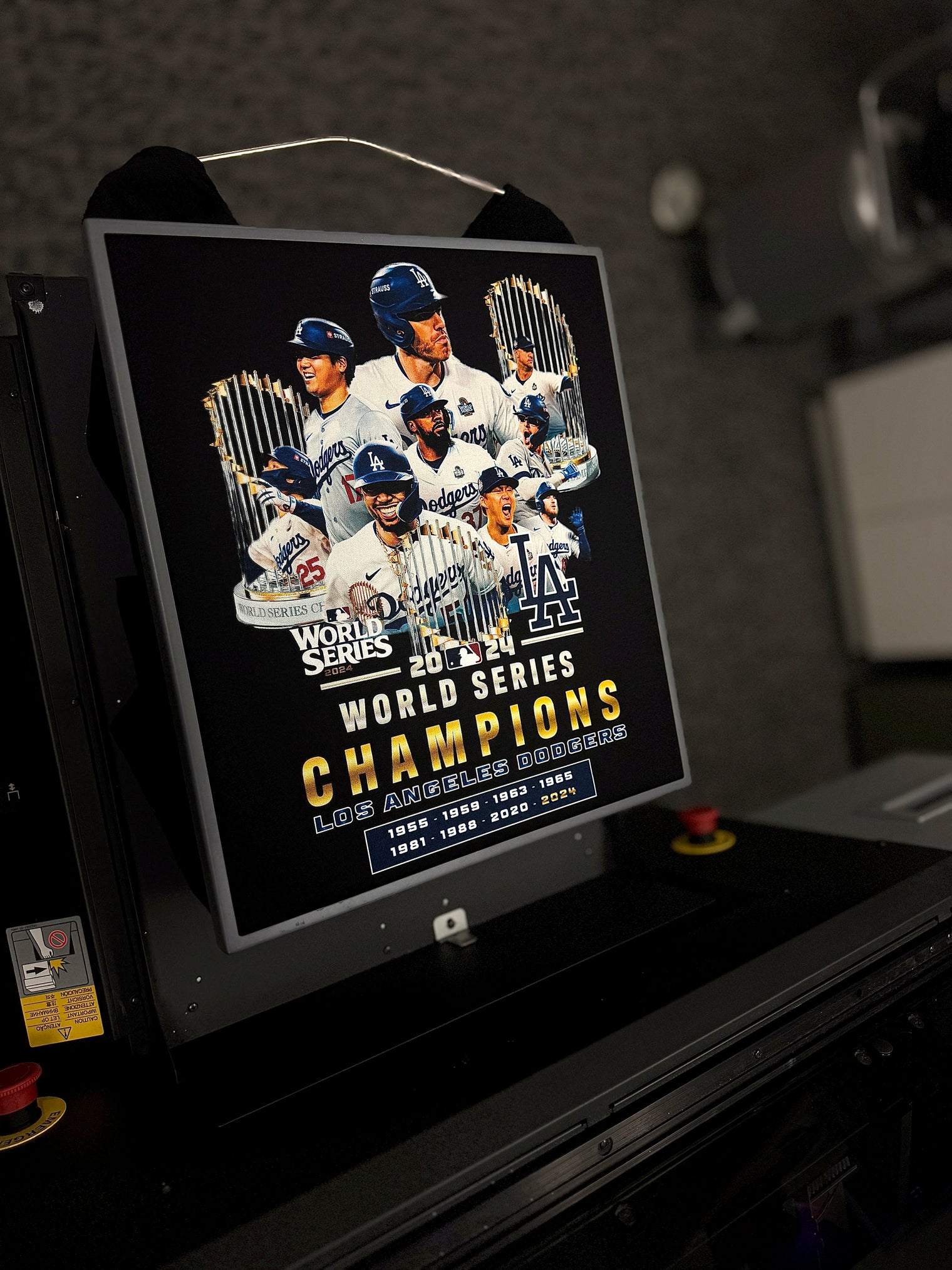 2024 CUSTOM WORLD SERIES CHAMPIONS TEE (LA DODGERS)