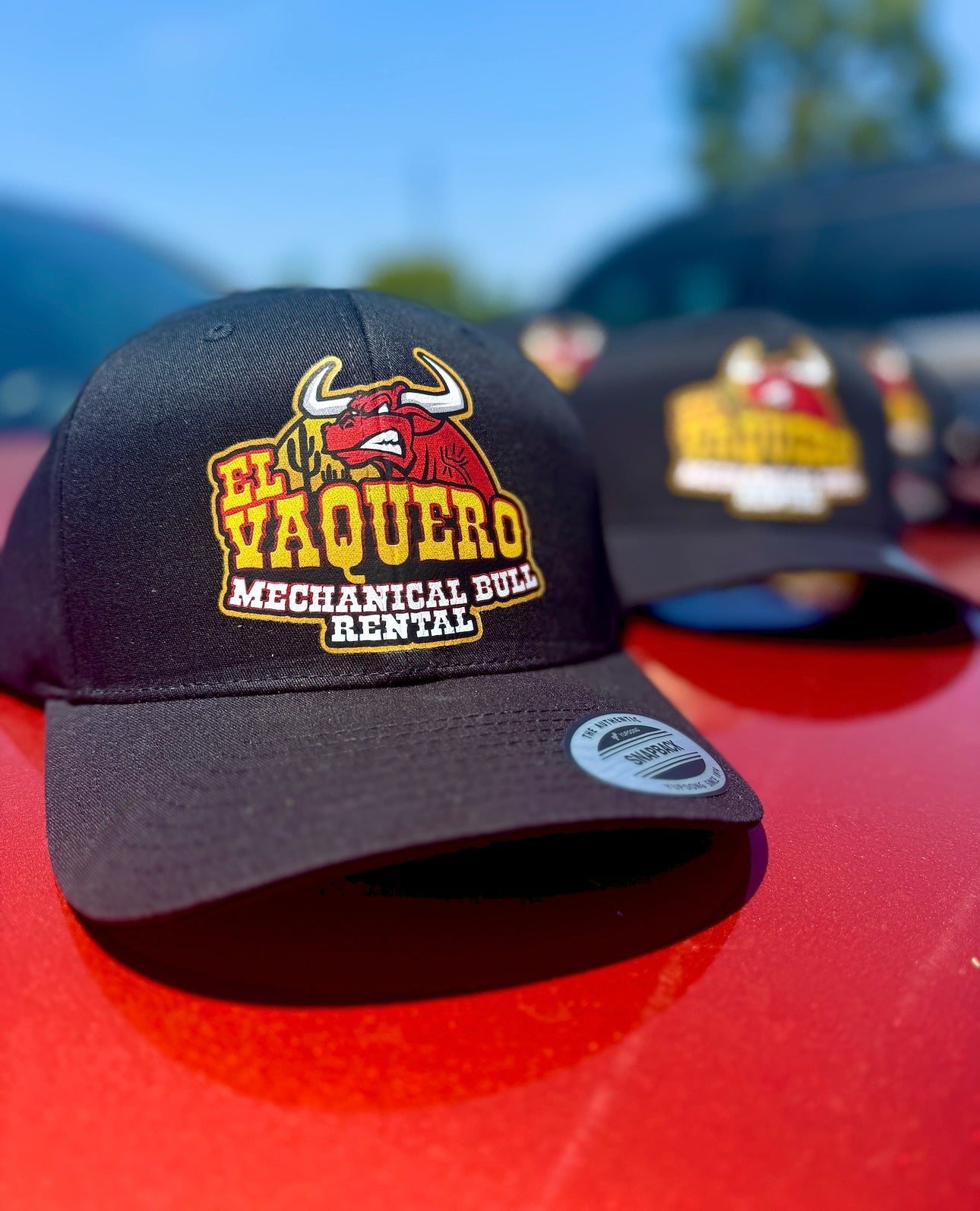 (NO MINIMUM) Printed Hats (Snap Backs  Curved Visor)