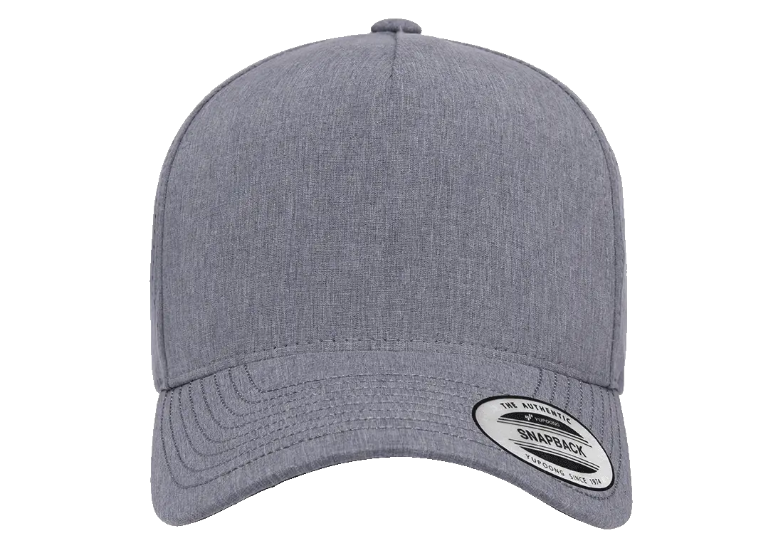 YP Classics® 5-panel snapback cap with perforation-DTF PRINTING