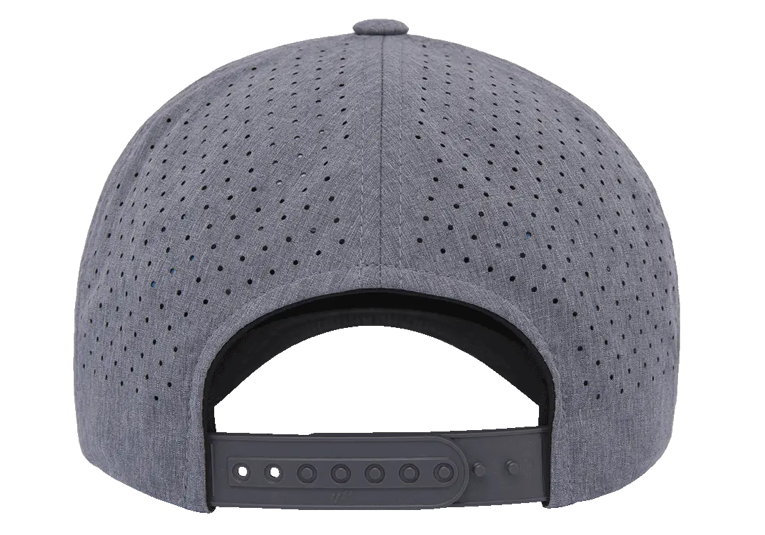 YP Classics® 5-panel snapback cap with perforation-DTF PRINTING