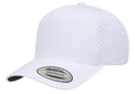 YP Classics® 5-panel snapback cap with perforation front