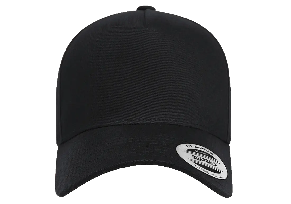 YP Classics® retro cotton blend 5-panel snapback cap-DTF PRINTING