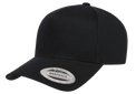 YP Classics® retro cotton blend 5-panel snapback cap front
