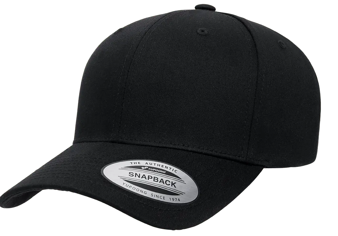 YP Classics® retro cotton twill snapback cap-DTF PRINTING