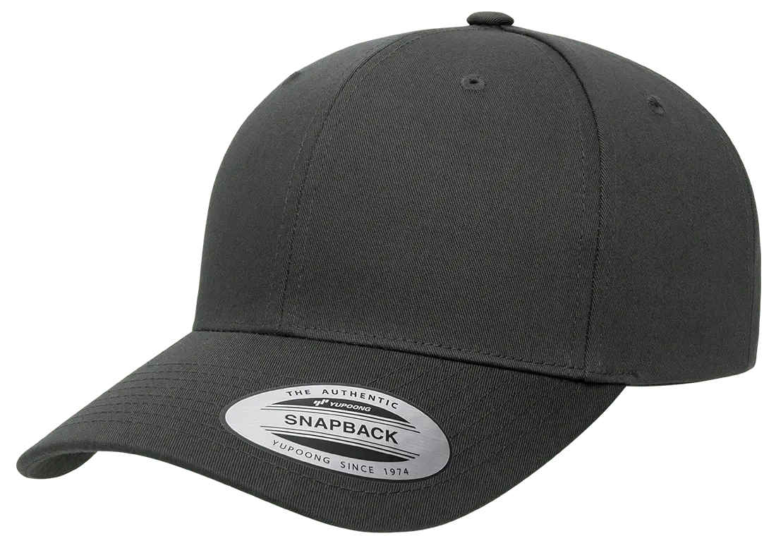 YP Classics® retro cotton twill snapback cap-DTF PRINTING
