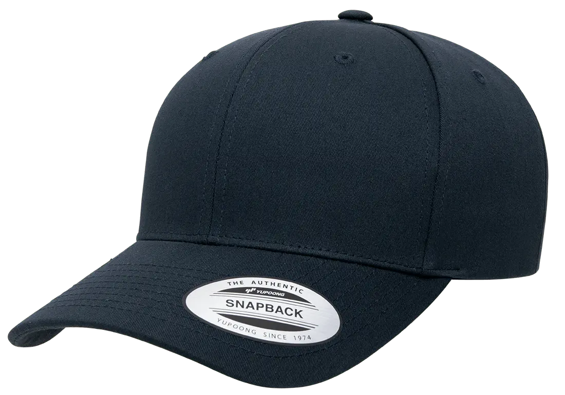 YP Classics® retro cotton twill snapback cap front