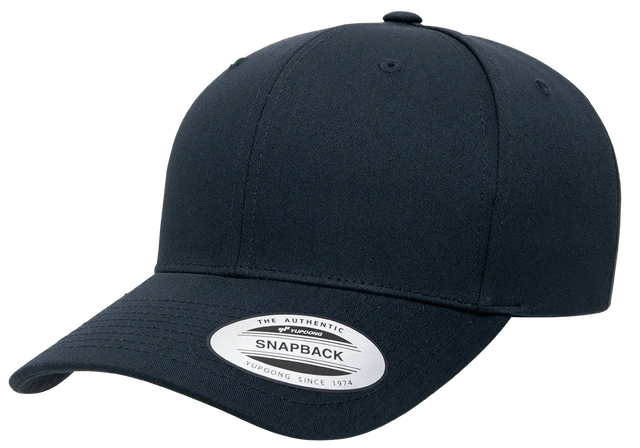 YP Classics® retro cotton twill snapback cap front