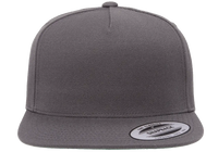 YP Classics® premium 5-panel snapback cap-DTF PRINTING