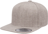 YP Classics® premium 5-panel snapback cap-DTF PRINTING