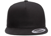 YP Classics® 5-panel cotton twill snapback cap-DTF PRINTING