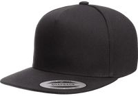 YP Classics® 5-panel cotton twill snapback cap-DTF PRINTING