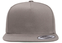 YP Classics® 5-panel cotton twill snapback cap-DTF PRINTING