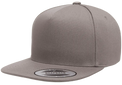 YP Classics® 5-panel cotton twill snapback cap front