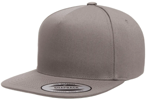 YP Classics® 5-panel cotton twill snapback cap front
