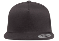 YP Classics® 5-panel cotton twill snapback cap-DTF PRINTING