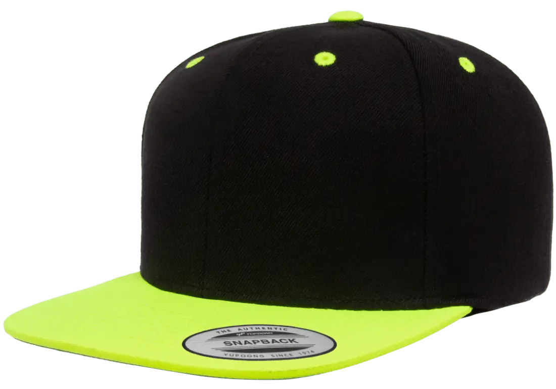 YP Classics® premium snapback cap - 2-tone-DTF PRINTING
