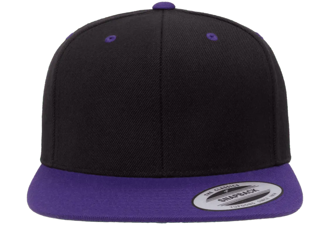 YP Classics® premium snapback cap - 2-tone-DTF PRINTING