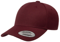YP Classics® 5-panel premium curved visor snapback cap-DTF PRINTING