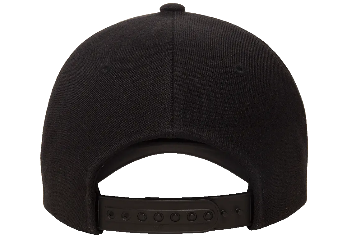 YP Classics® 5-panel premium curved visor snapback cap-DTF PRINTING