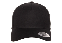 YP Classics® 5-panel premium curved visor snapback cap-DTF PRINTING
