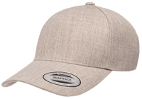 YP Classics® 5-panel premium curved visor snapback cap-DTF PRINTING
