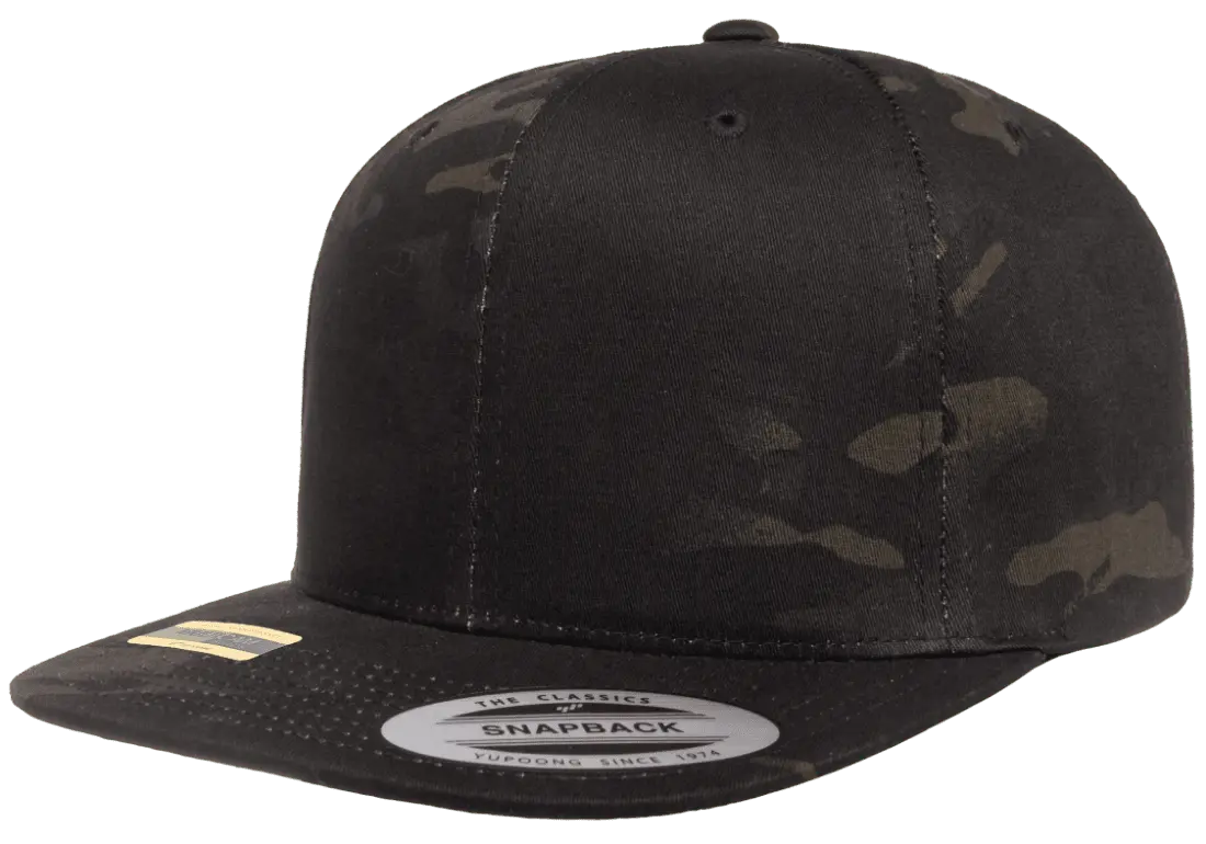YP Classics® Multicam® snapback  cap-DTF PRINTING