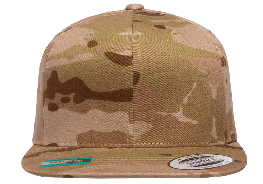 YP Classics® Multicam® snapback  cap-DTF PRINTING