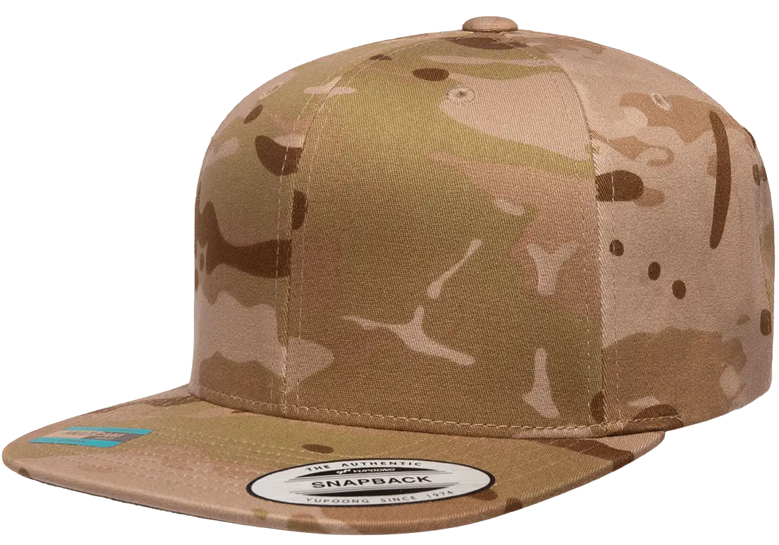 YP Classics® Multicam® snapback  cap-DTF PRINTING