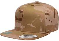 YP Classics® Multicam® snapback  cap-DTF PRINTING