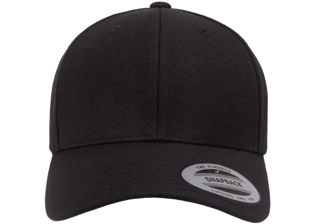 YP Classics® premium curved visor snapback cap-DTF PRINTING