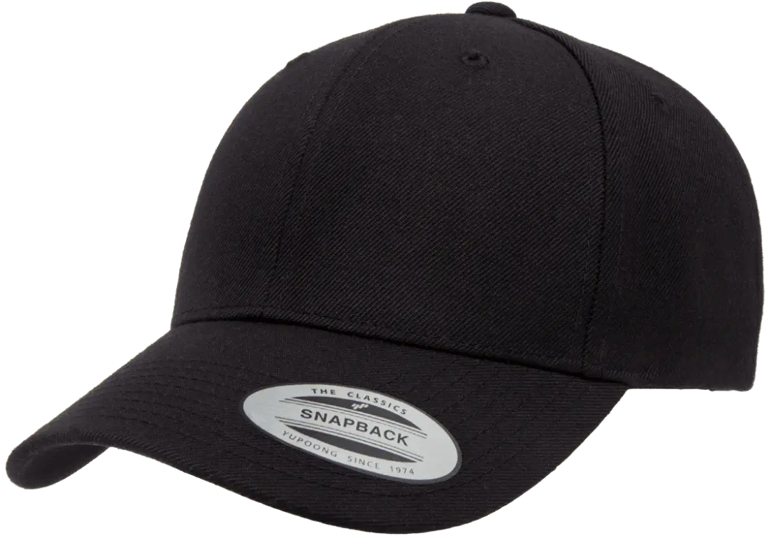YP Classics® premium curved visor snapback cap-DTF PRINTING