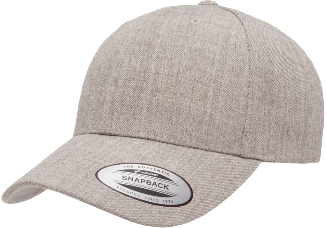 YP Classics® premium curved visor snapback cap front