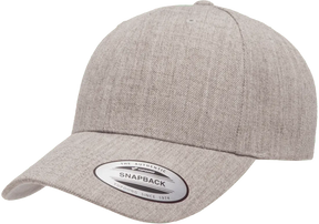 YP Classics® premium curved visor snapback cap front