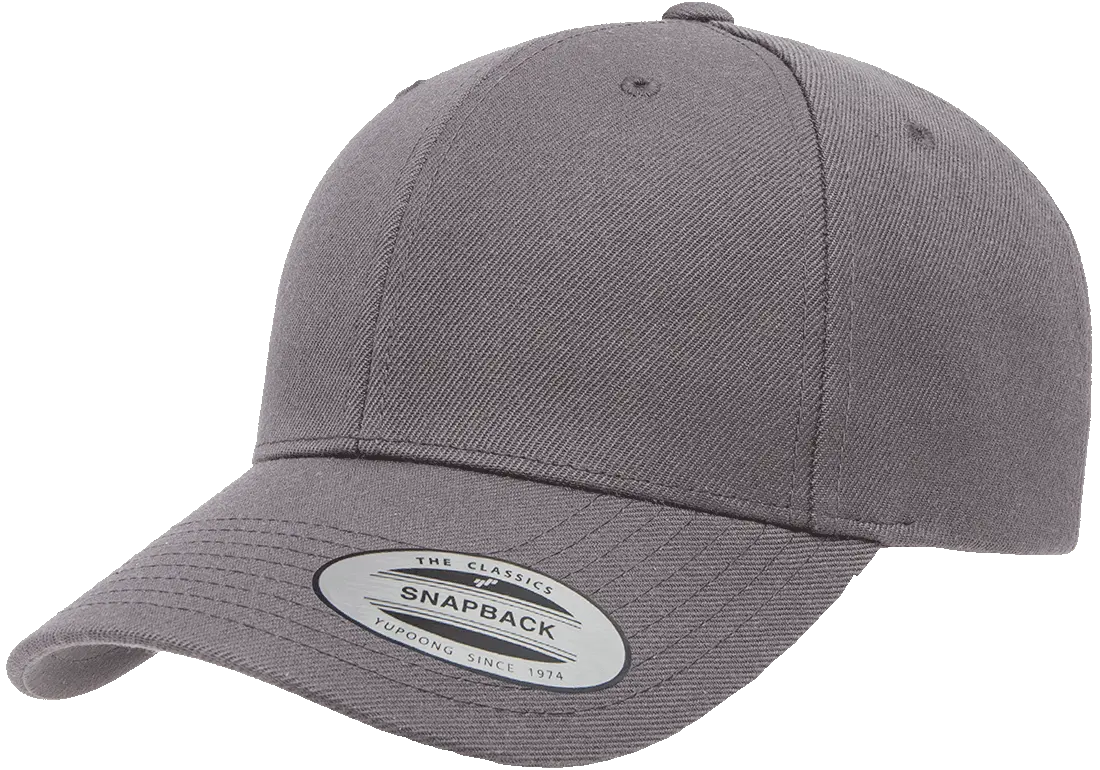YP Classics® premium curved visor snapback cap-DTF PRINTING