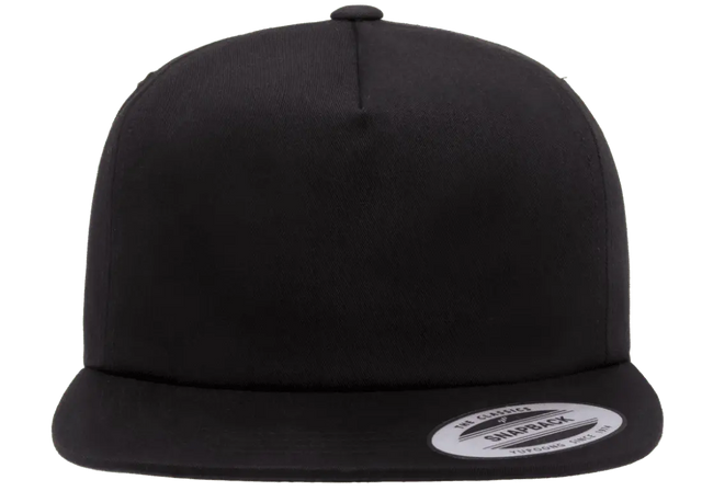 YP Classics® lightly structured 5- panel snapback cap-DTF PRINTING