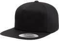 YP Classics® lightly structured 5- panel snapback cap front