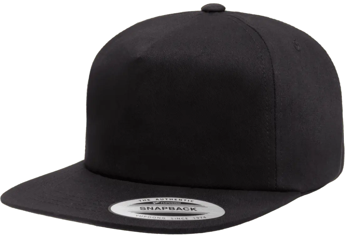 YP Classics® lightly structured 5- panel snapback cap front