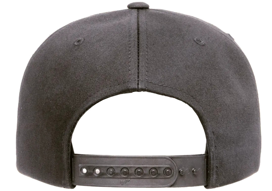 YP Classics® lightly structured 5- panel snapback cap-DTF PRINTING