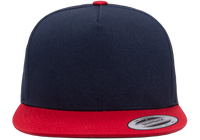 YP Classics® 5-panel cotton twill snapback cap - 2-tone-DTF PRINTING