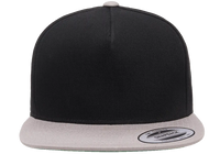 YP Classics® 5-panel cotton twill snapback cap - 2-tone-DTF PRINTING