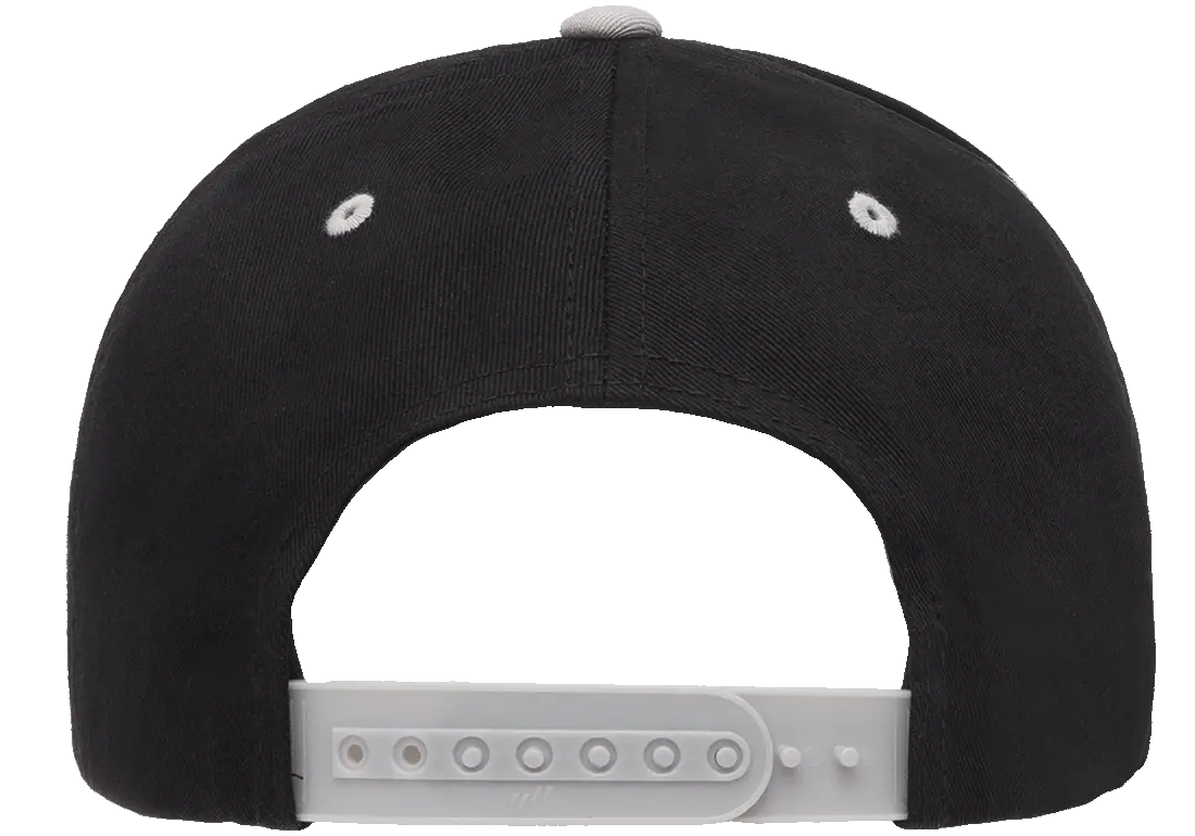 YP Classics® 5-panel cotton twill snapback cap - 2-tone-DTF PRINTING