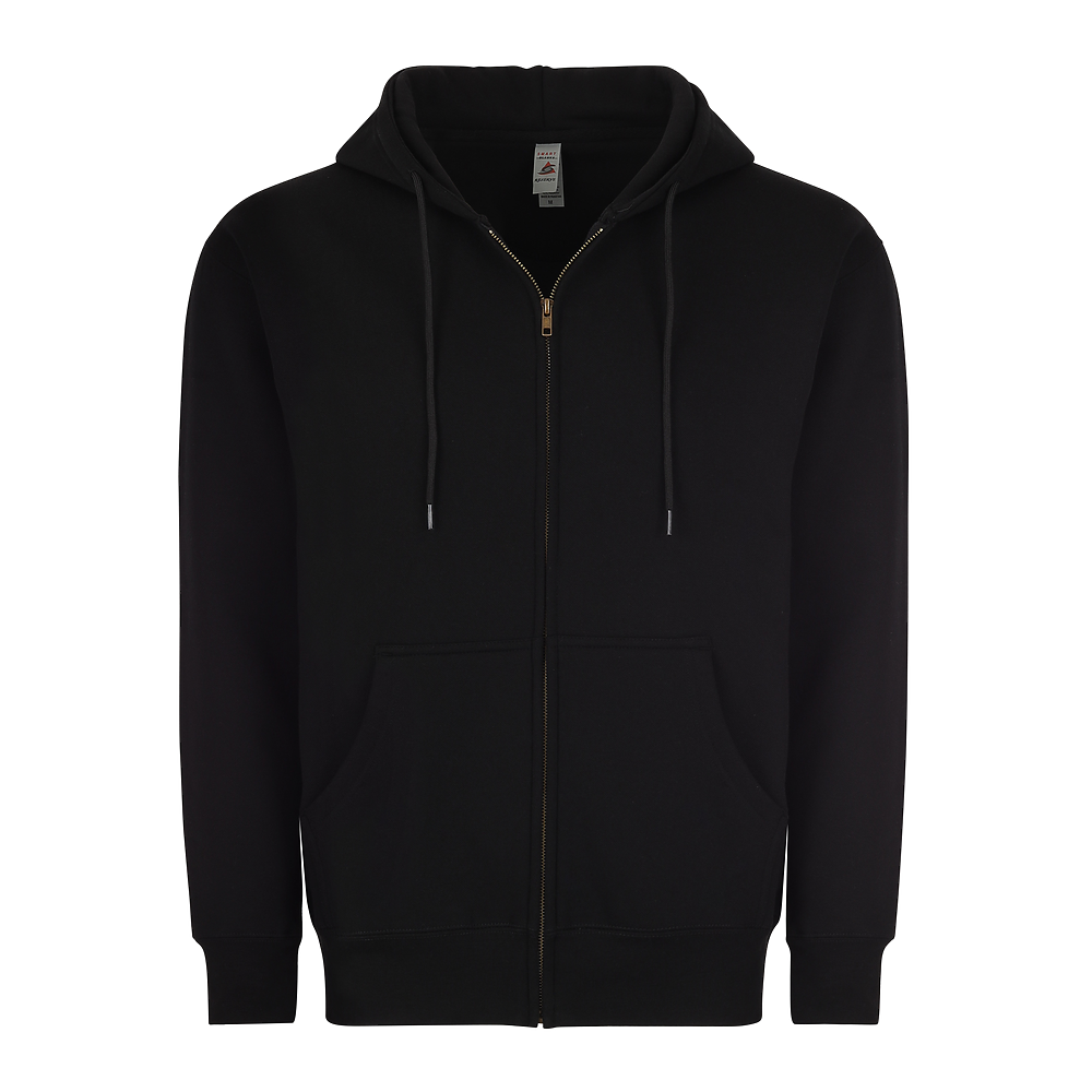 Premium (Black) Zip up Hoodie (9oz)-DTF
