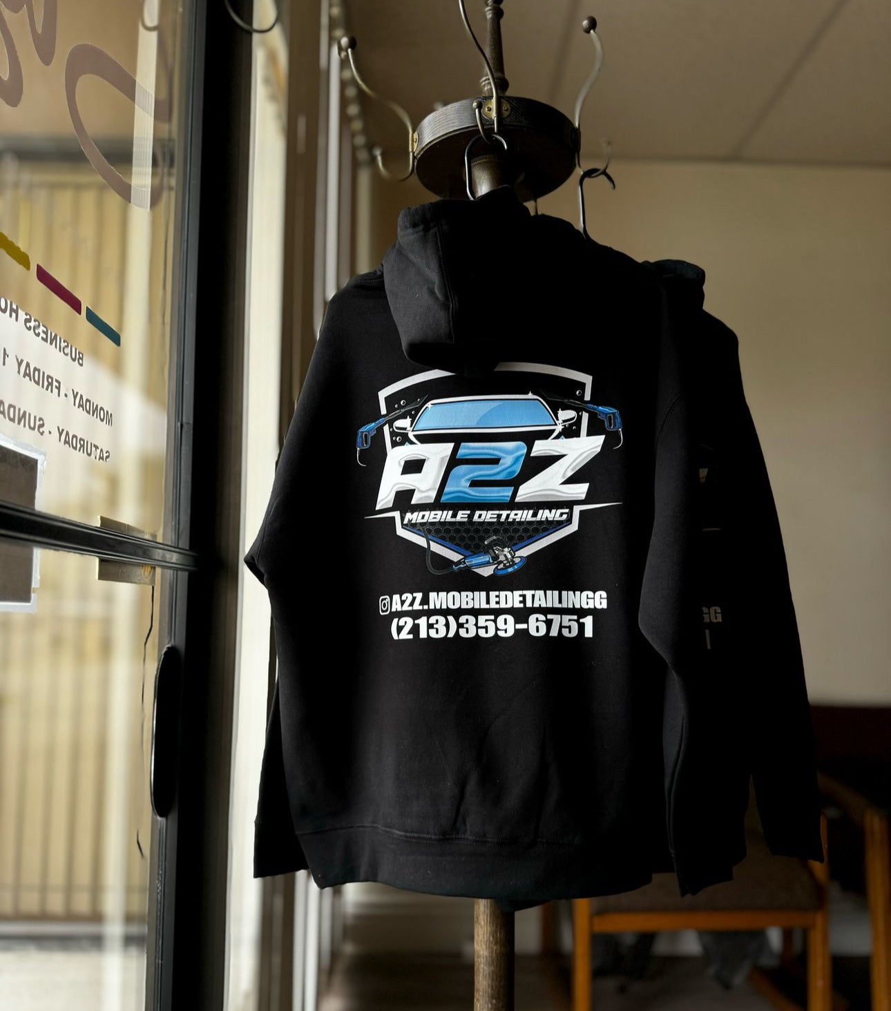 Black Custom Business Hoodie ( Premium )