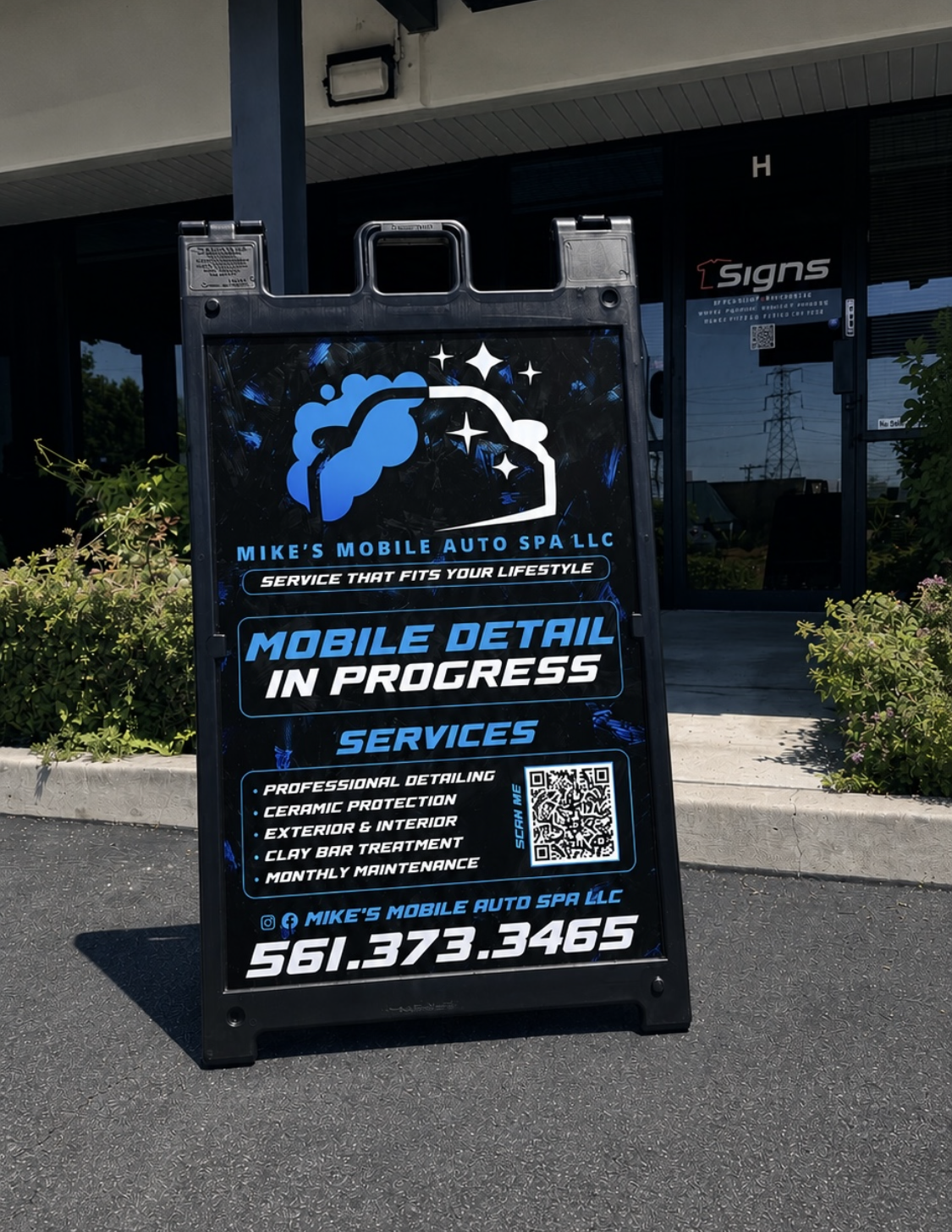 Premium Heavy Duty A-FRAME w/prints included