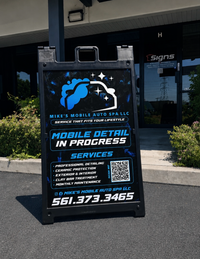Premium Heavy Duty A-FRAME w/prints included
