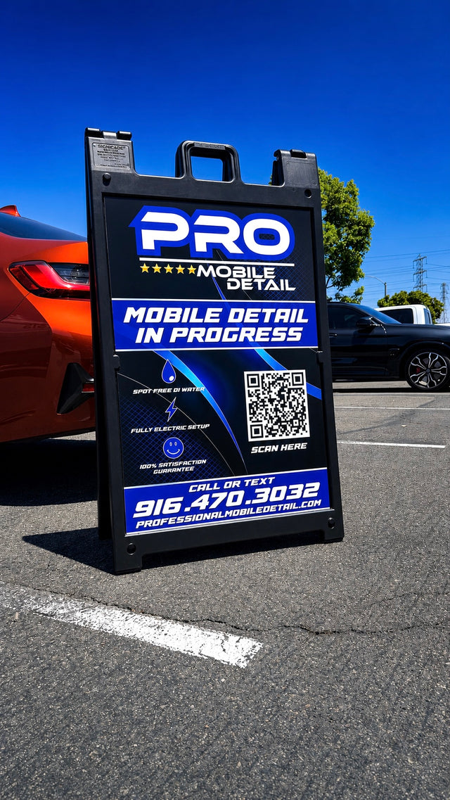 Premium Heavy Duty A-FRAME w/prints included